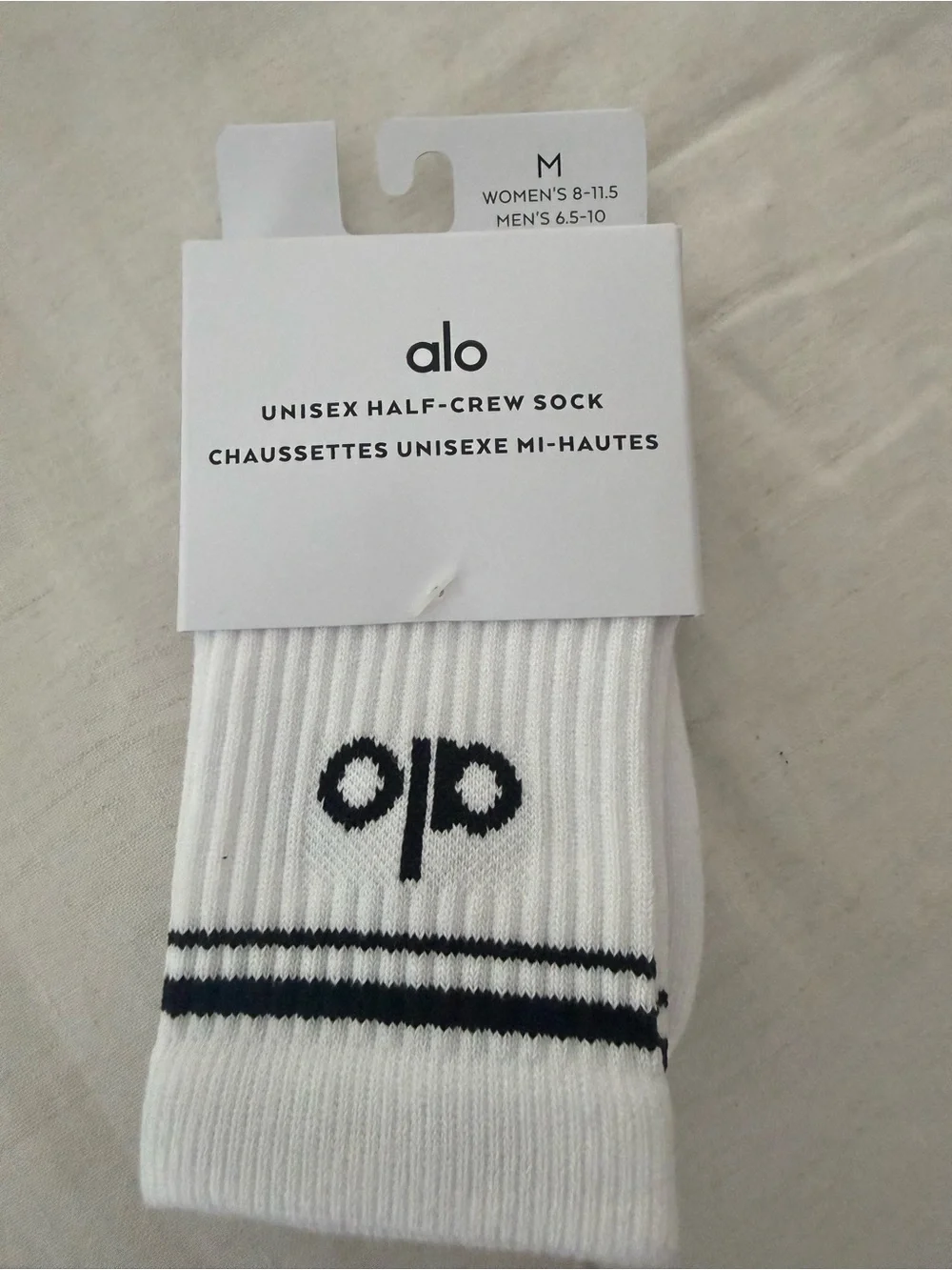 Unisex half-crew socks